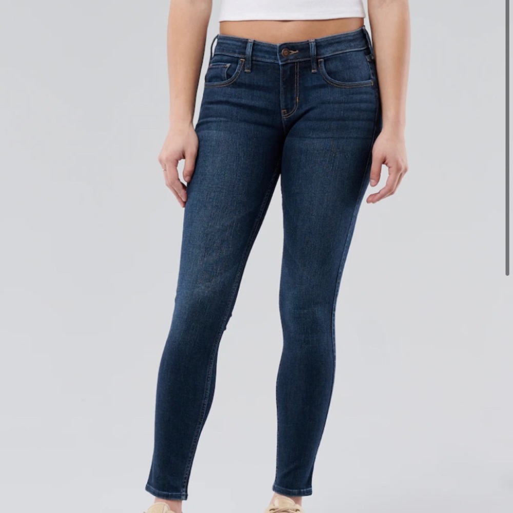 Hollister Dark Jeans Low Rise